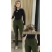 280341 Calça Ramany Body Fit :: Verde Militar